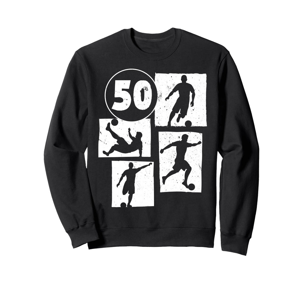 50Th Birthday Soccer Player Football Sweatshirt - Custom Art Print Unisex - T-Shirt, Sweatshirt, Hoodie