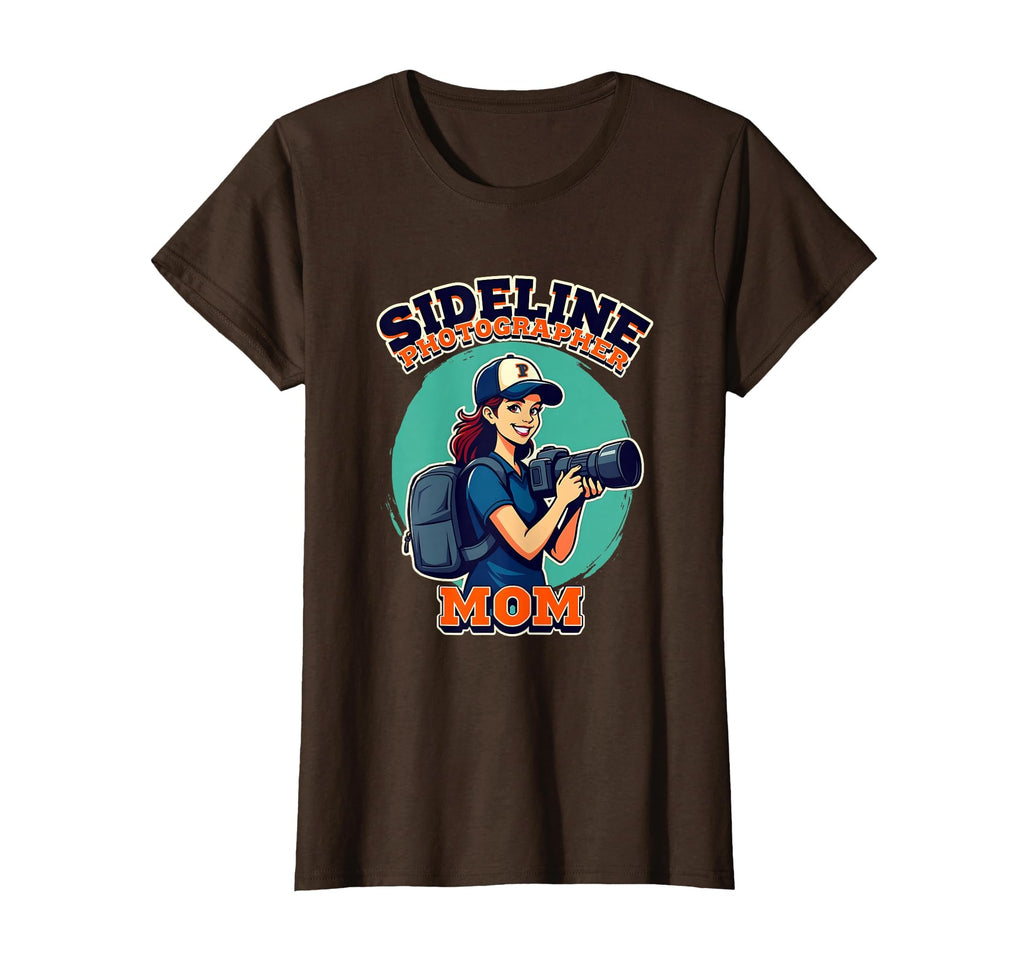 Sideline Photographer Mom Soccer T-Shirt - Custom Art Print for Adults - T-Shirt, Sweatshirt, Hoodie