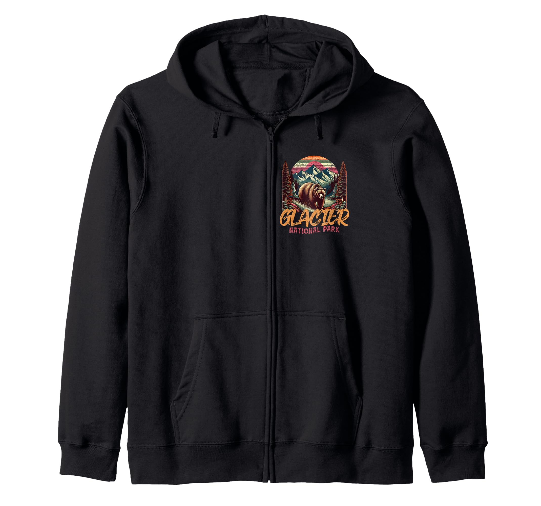 Illustration National Parks Ray C Hoodie - Unique Graphic Men Women - T-Shirt, Sweatshirt, Hoodie