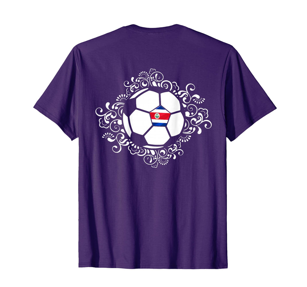 Floral Costa Rica Soccer Lovers T-Shirt - Casual Everyday Wear Unisex - T-Shirt, Sweatshirt, Hoodie
