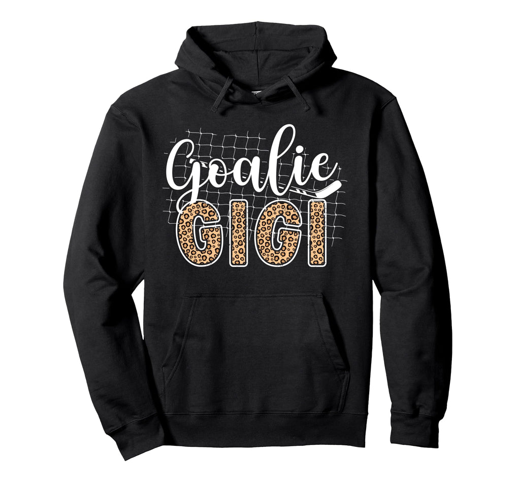 Ice Hockey Goalie Gigi Hockey Keeper Hoodie - Minimalist Print Men Women - T-Shirt, Sweatshirt, Hoodie