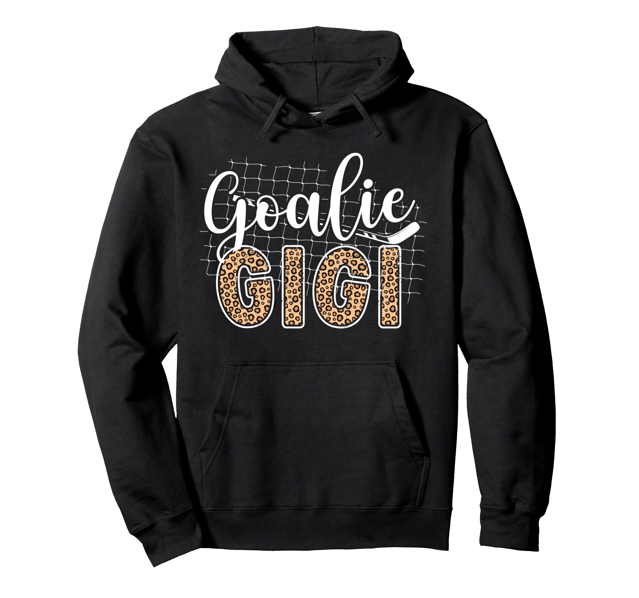 Ice Hockey Goalie Gigi Hockey Keeper Hoodie - Minimalist Print Men Women - T-Shirt, Sweatshirt, Hoodie
