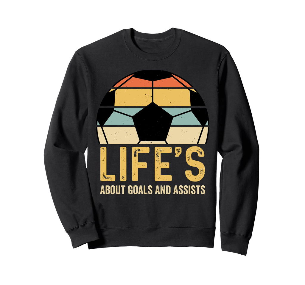 Sunset Soccer Ball Football Sports Lover Sweatshirt - Graphic Print Unisex - T-Shirt, Sweatshirt, Hoodie