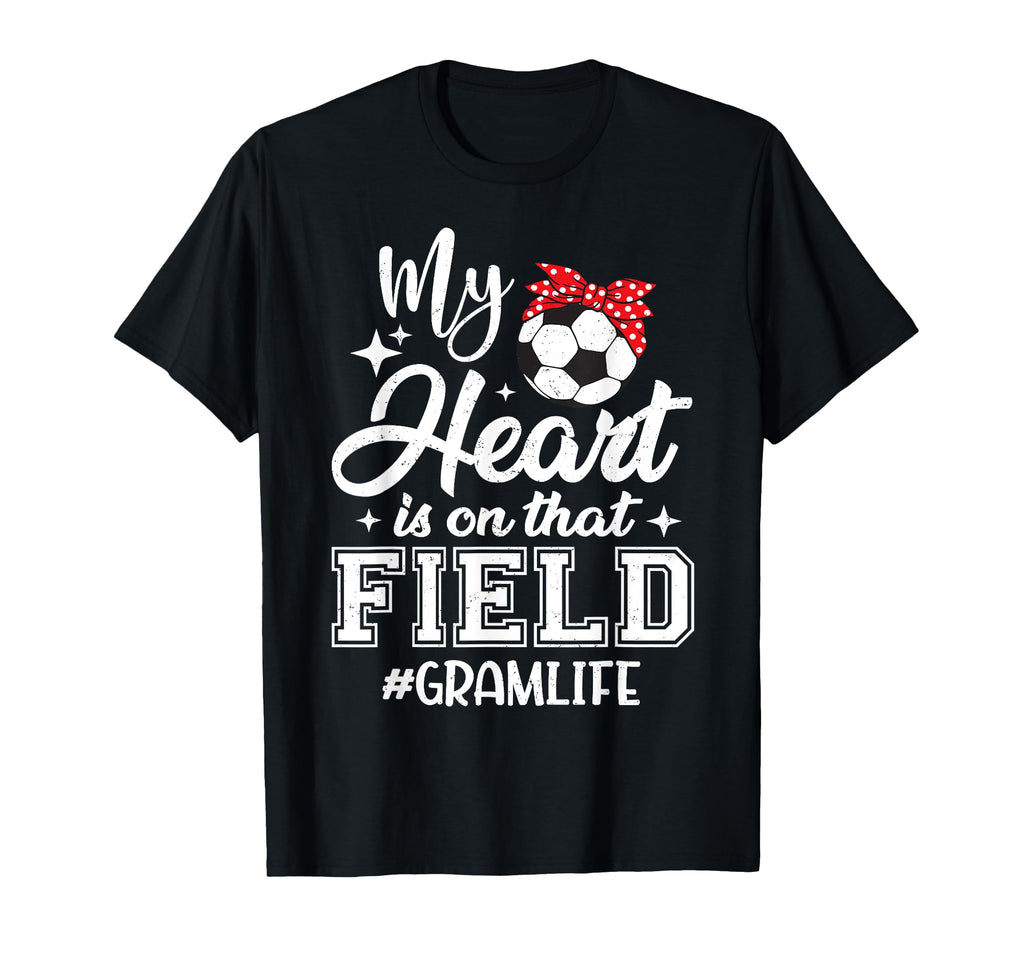 My Heart Is That Field Soccer Gram T-Shirt - Minimalist Print Unisex - T-Shirt, Sweatshirt, Hoodie