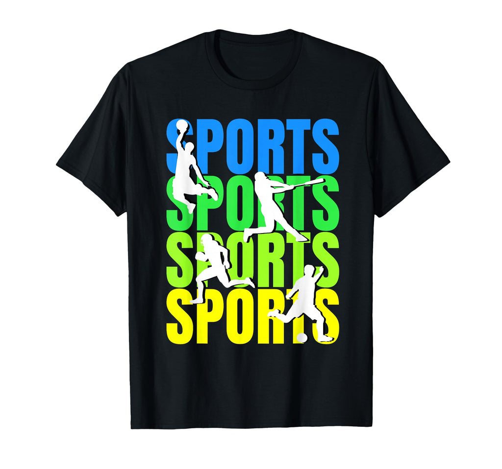Multi Sport Enthusiast Basketball T-Shirt - Graphic Print for Adults - T-Shirt, Sweatshirt, Hoodie