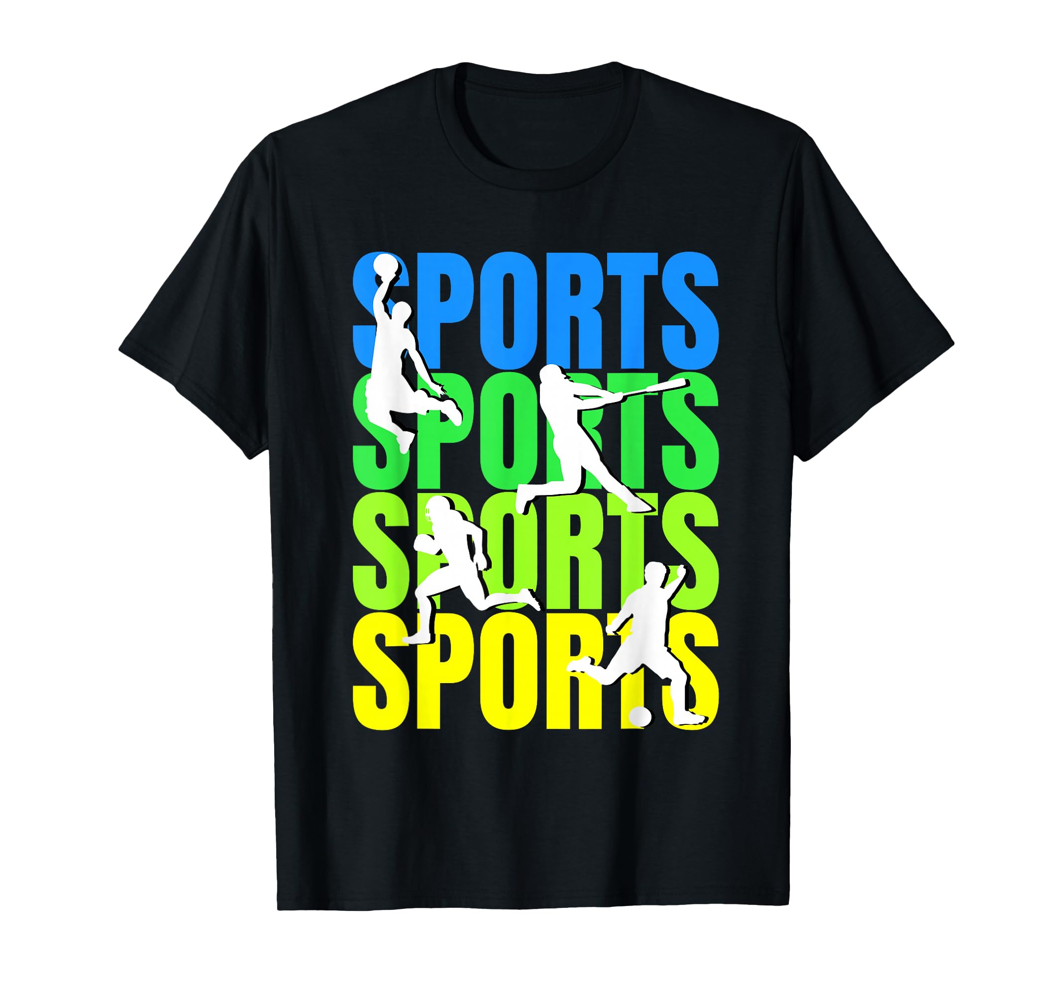 Multi Sport Enthusiast Basketball T-Shirt - Graphic Print for Adults - T-Shirt, Sweatshirt, Hoodie