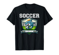 Soccer Shark Player Playing Soccer T-Shirt - Casual Everyday Wear Unisex - T-Shirt, Sweatshirt, Hoodie