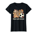 Peace Love Soccer Lover Outfit Cheetah T-Shirt - Streetwear Style Unisex - T-Shirt, Sweatshirt, Hoodie