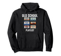 Old School Playlist Cassette Tapes Hoodie - Aesthetic Graphic Men Women - T-Shirt, Sweatshirt, Hoodie