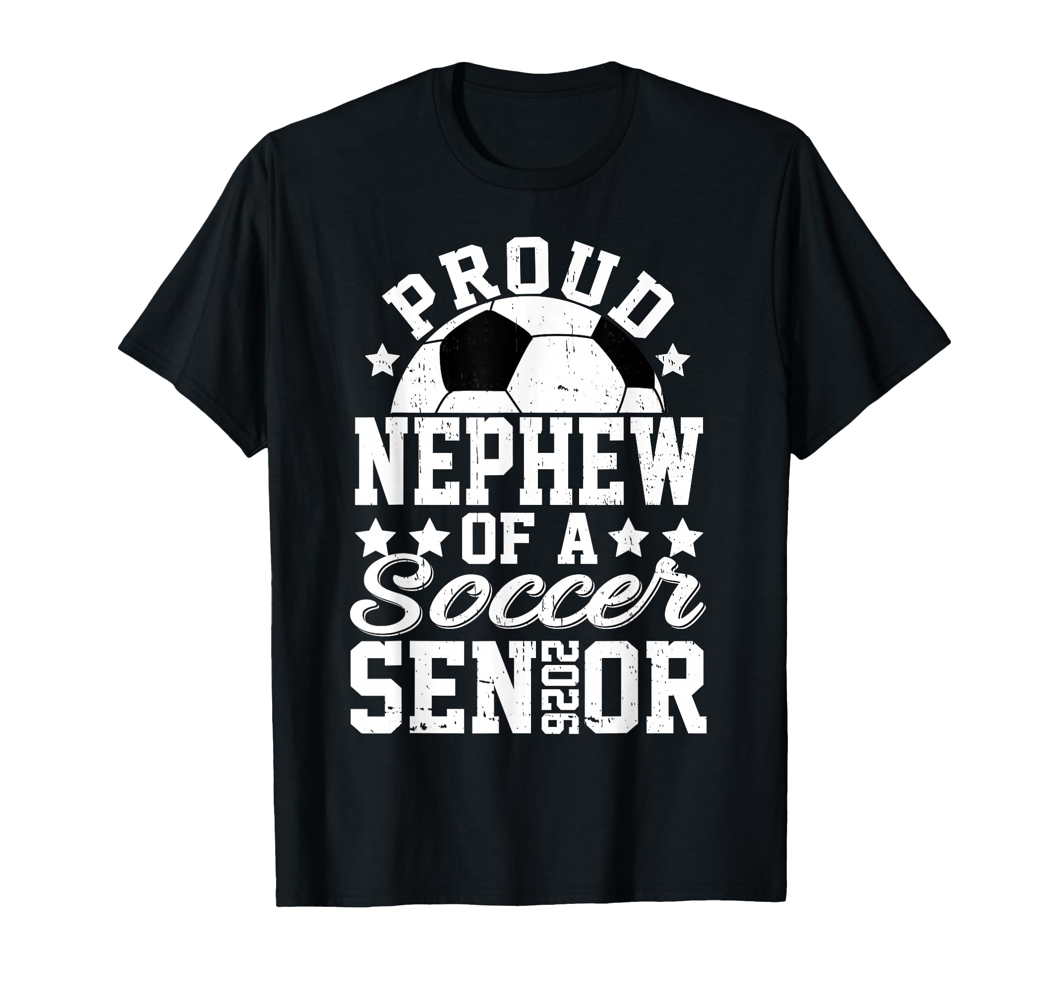 Proud Nephew 2026 Senior Soccer T-Shirt - Minimalist Print Men Women - T-Shirt, Sweatshirt, Hoodie