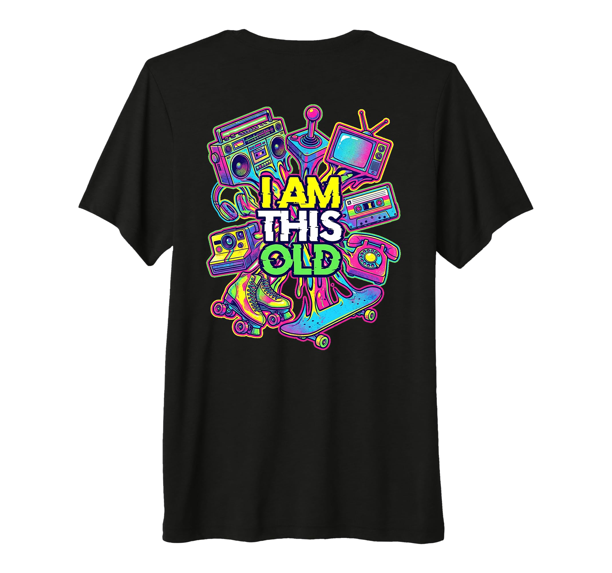 1980S Nostalgia Love 80S Vibes Iconic T-Shirt - Unique Graphic for Adults - T-Shirt, Sweatshirt, Hoodie