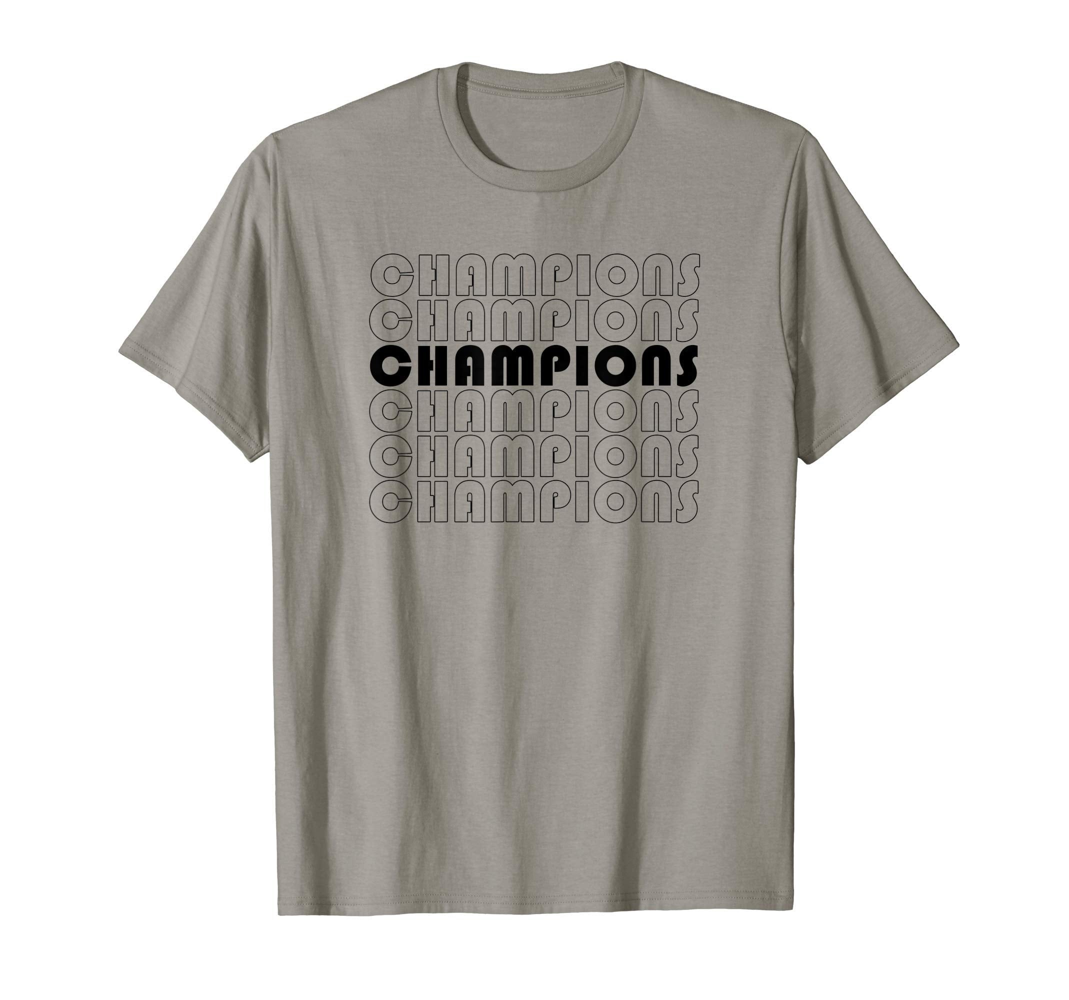 Champions Your Sport Team Championship T-Shirt - Trendy Graphic for Adults - T-Shirt, Sweatshirt, Hoodie