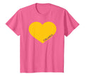 Orlando Soccer City Fan Color Heart T-Shirt - Minimalist Print Men Women - T-Shirt, Sweatshirt, Hoodie
