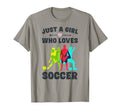 Just Who Loves Soccer Gifts Teen T-Shirt - Aesthetic Graphic Unisex - T-Shirt, Sweatshirt, Hoodie