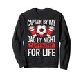 Captain Day Dad Night Coffee Lover Sweatshirt - Streetwear Style Men Women - T-Shirt, Sweatshirt, Hoodie