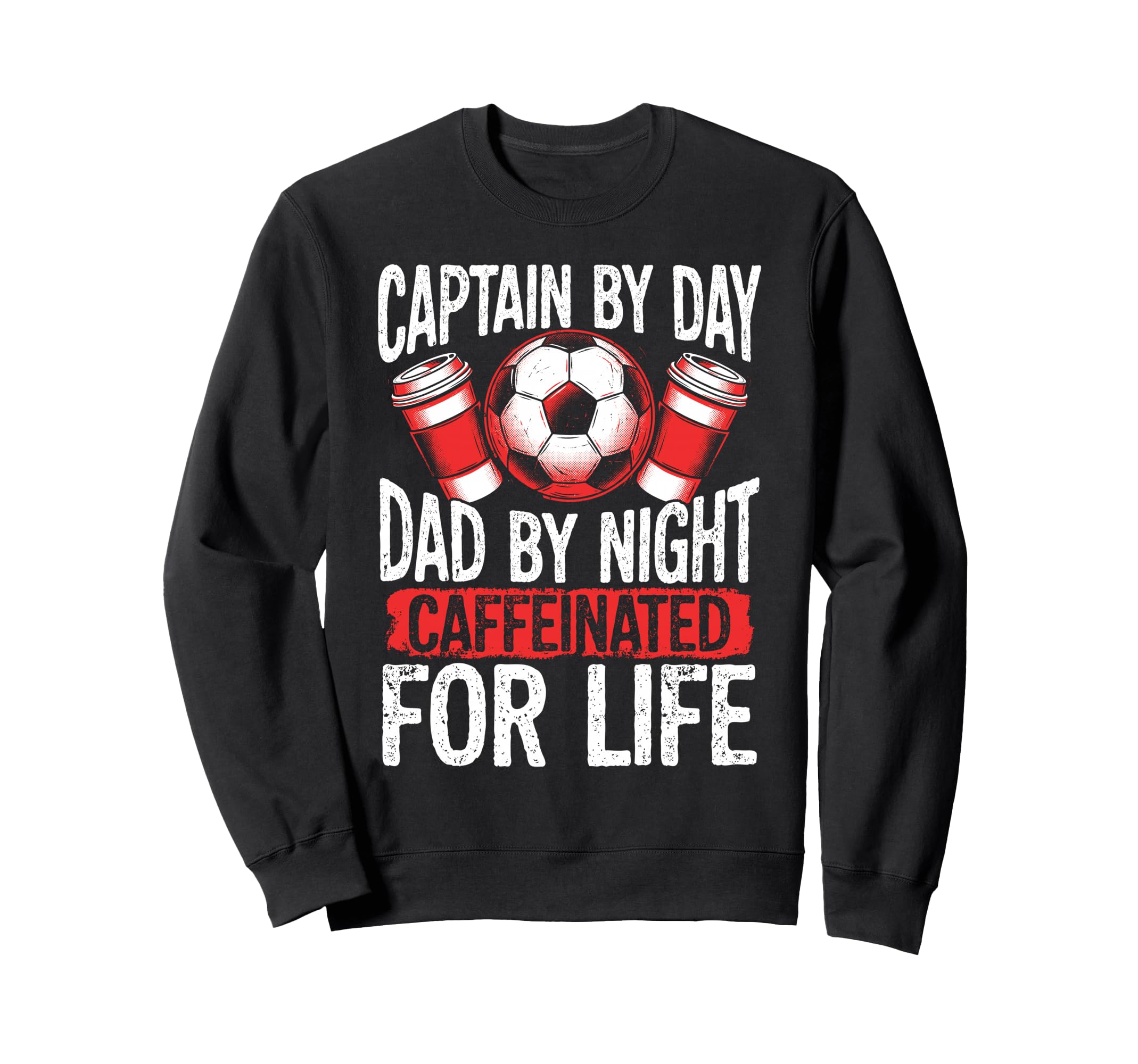 Captain Day Dad Night Coffee Lover Sweatshirt - Streetwear Style Men Women - T-Shirt, Sweatshirt, Hoodie