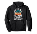 Ice Hockey Goalie Dad Broke Dad Hockey Hoodie - Graphic Print Unisex - T-Shirt, Sweatshirt, Hoodie
