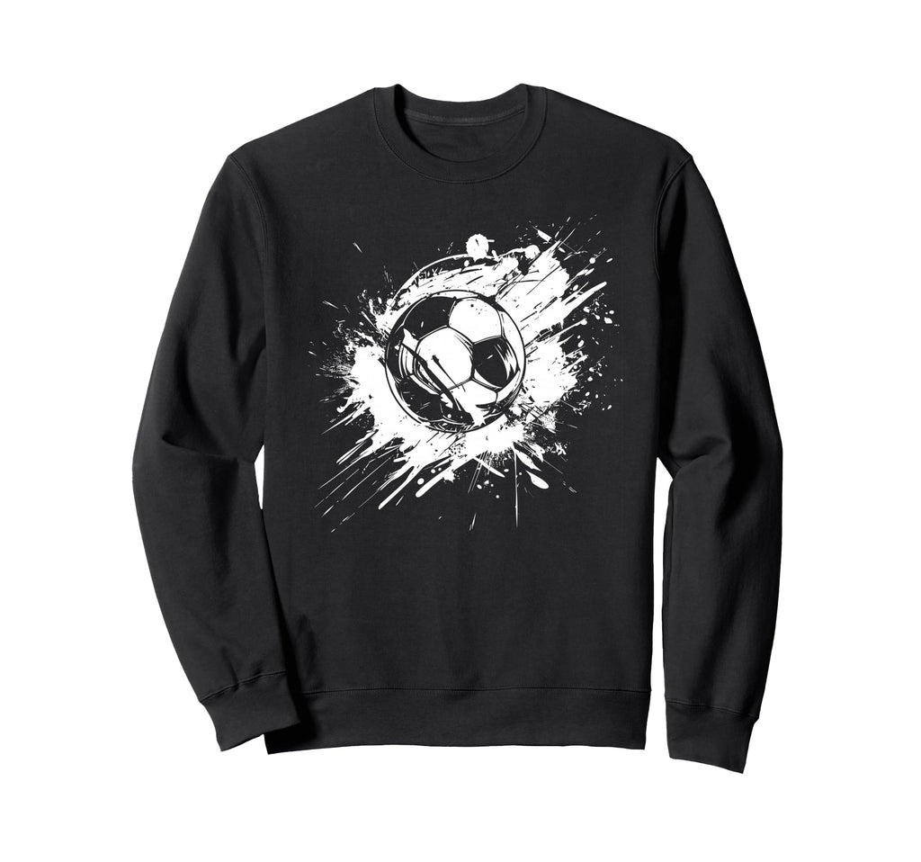 Soccer Ball Color Streetart Goal Sweatshirt - Aesthetic Graphic for Adults - T-Shirt, Sweatshirt, Hoodie