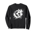 Soccer Ball Color Streetart Goal Sweatshirt - Aesthetic Graphic for Adults - T-Shirt, Sweatshirt, Hoodie