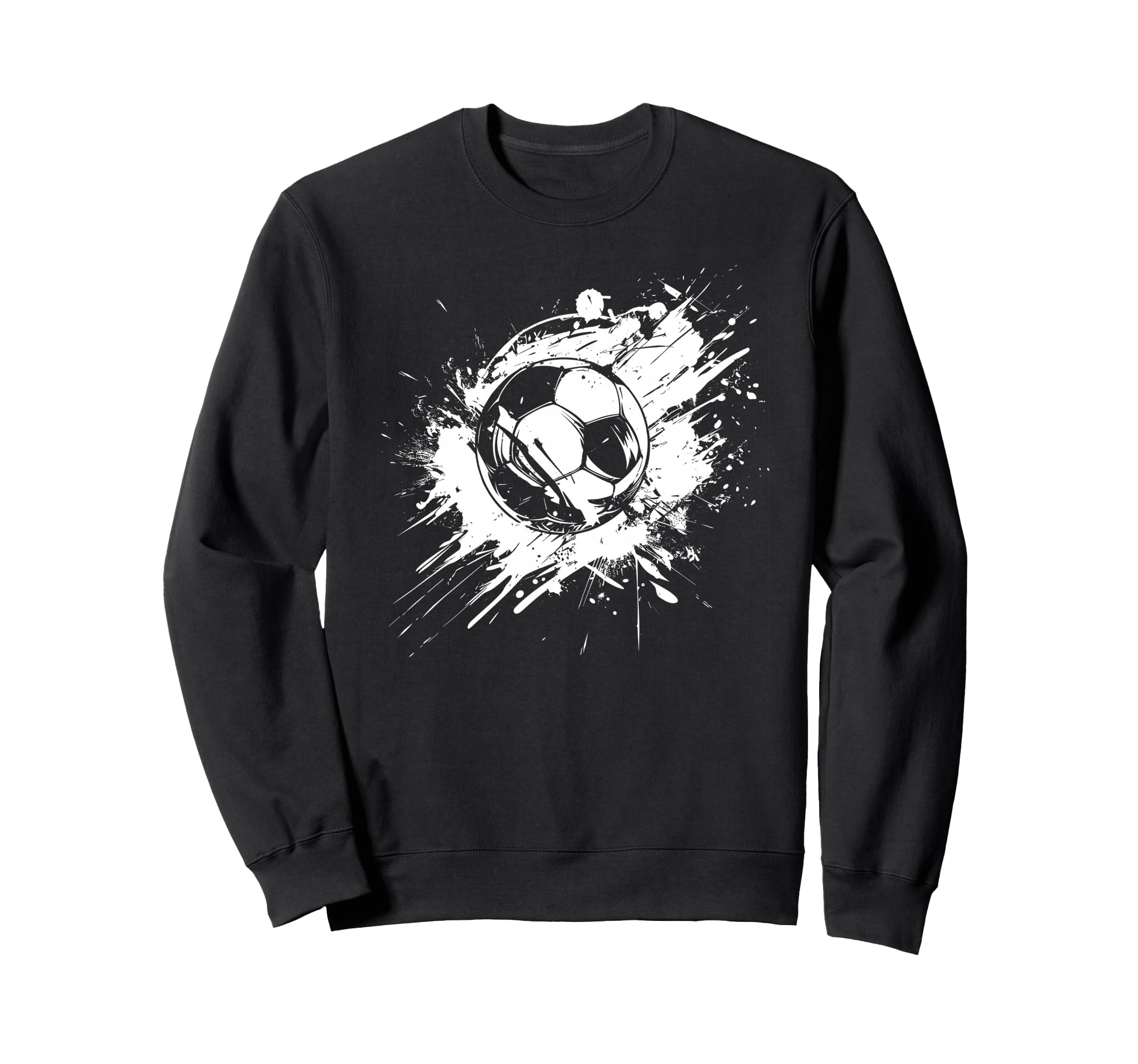 Soccer Ball Color Streetart Goal Sweatshirt - Aesthetic Graphic for Adults - T-Shirt, Sweatshirt, Hoodie