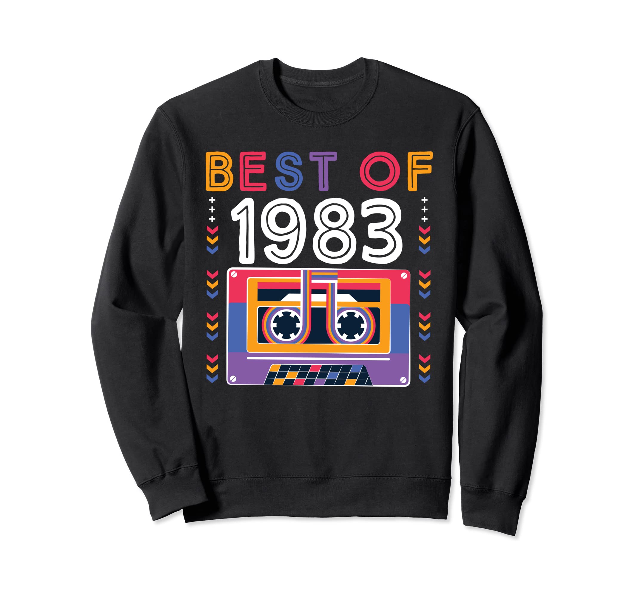 Best 1983 Cassette Tape 40 Years Sweatshirt - Streetwear Style for Adults - T-Shirt, Sweatshirt, Hoodie