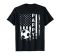 Soccer Pappy American Flag T-Shirt - Graphic Print Unisex - T-Shirt, Sweatshirt, Hoodie