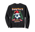 Santas Star Striker Funny Soccer Sweatshirt - Novelty Apparel Men Women - T-Shirt, Sweatshirt, Hoodie
