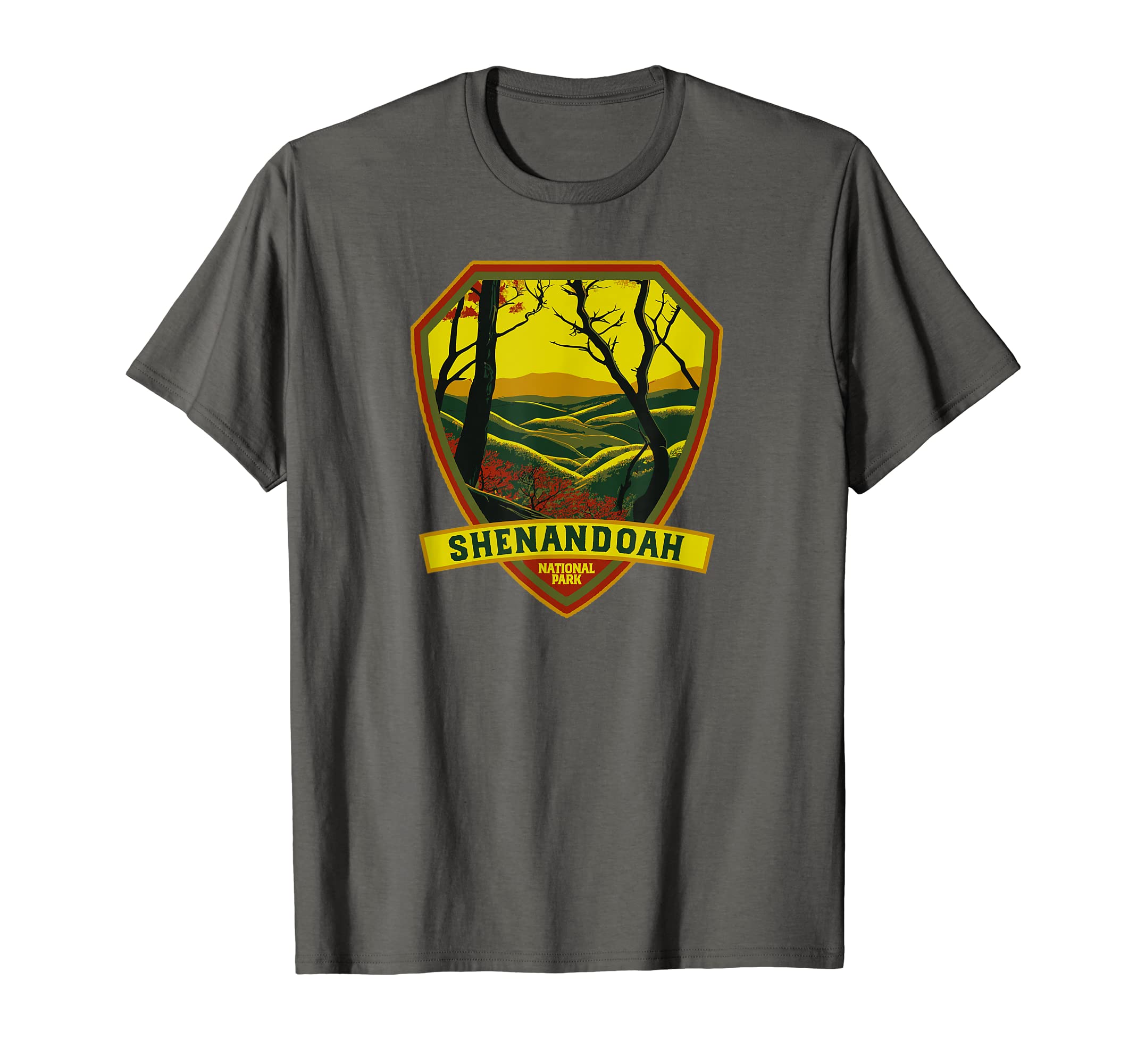 Shenandoah National Park Wpa Badge T-Shirt - Graphic Print Unisex - T-Shirt, Sweatshirt, Hoodie