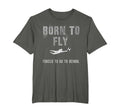 Funny Soccer Goalie Born To Fly T-Shirt - Custom Art Print for Adults - T-Shirt, Sweatshirt, Hoodie