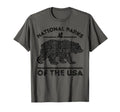 National Parks Bear Hiking Travel T-Shirt - Custom Art Print for Adults - T-Shirt, Sweatshirt, Hoodie