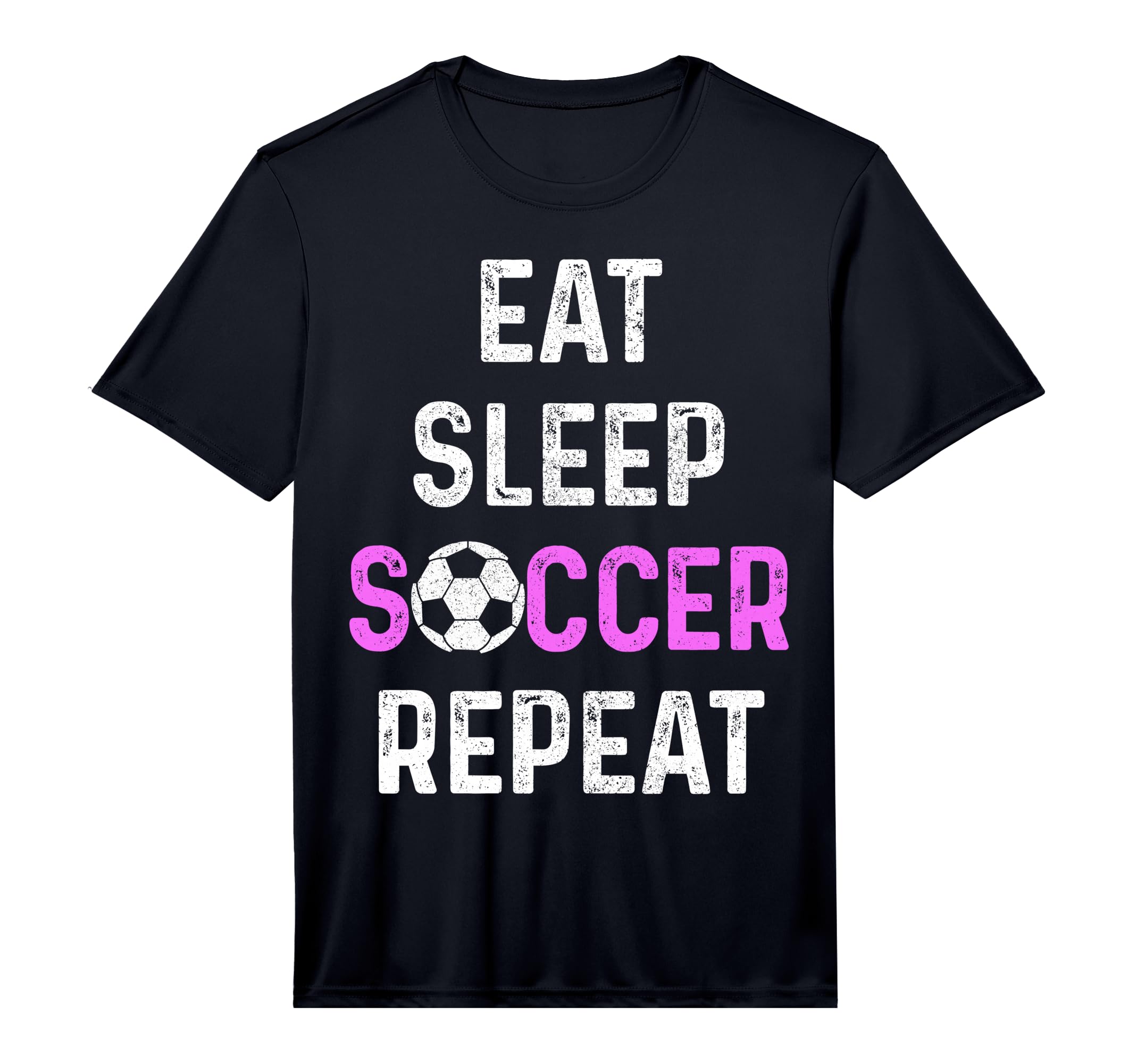 Eat Sleep Soccer Repeat Soccer Player T-Shirt - Fun Novelty Design Unisex - T-Shirt, Sweatshirt, Hoodie