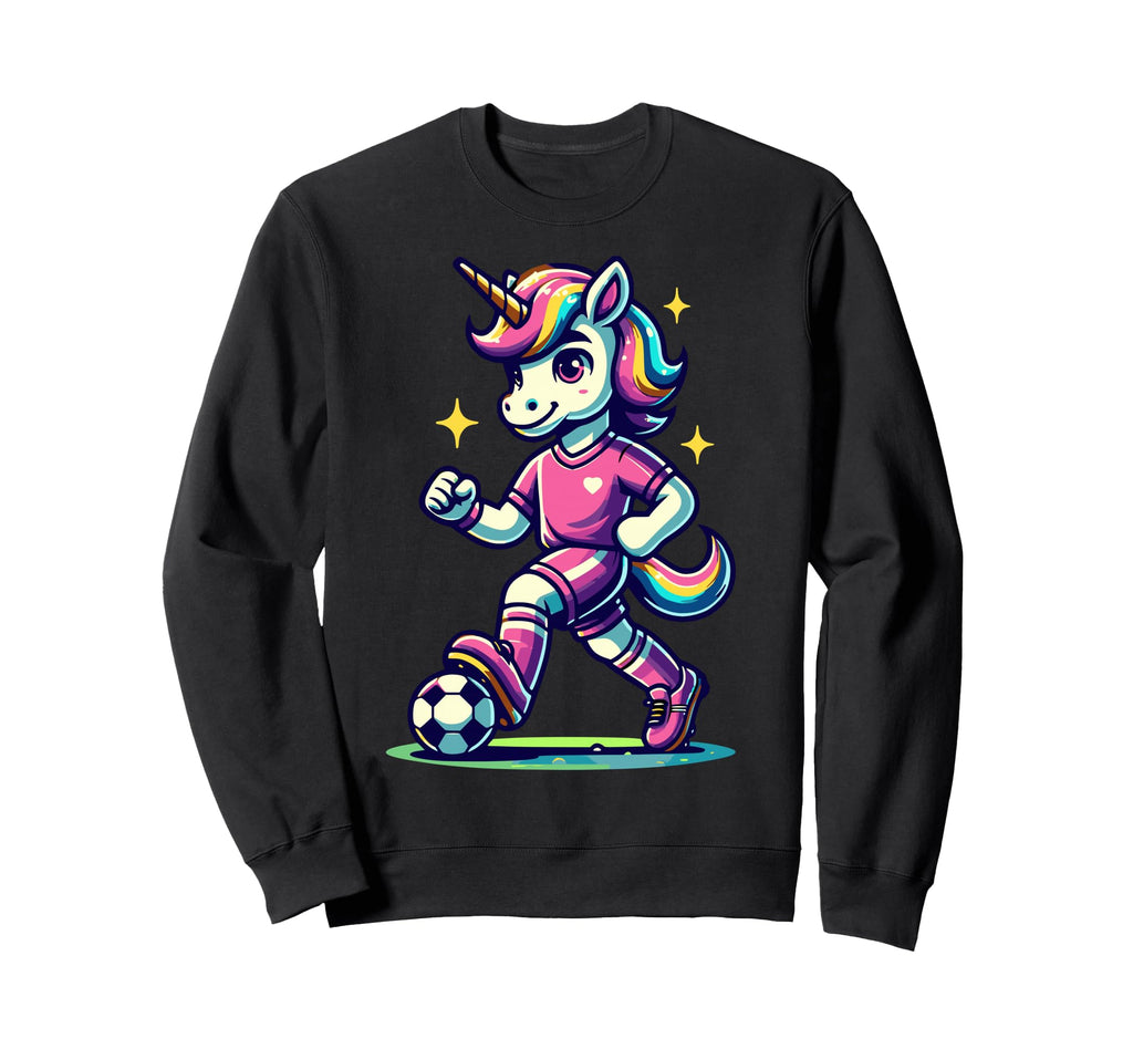 Footballer Unicorn Fans Soccer Team Sweatshirt - Trendy Graphic Unisex - T-Shirt, Sweatshirt, Hoodie