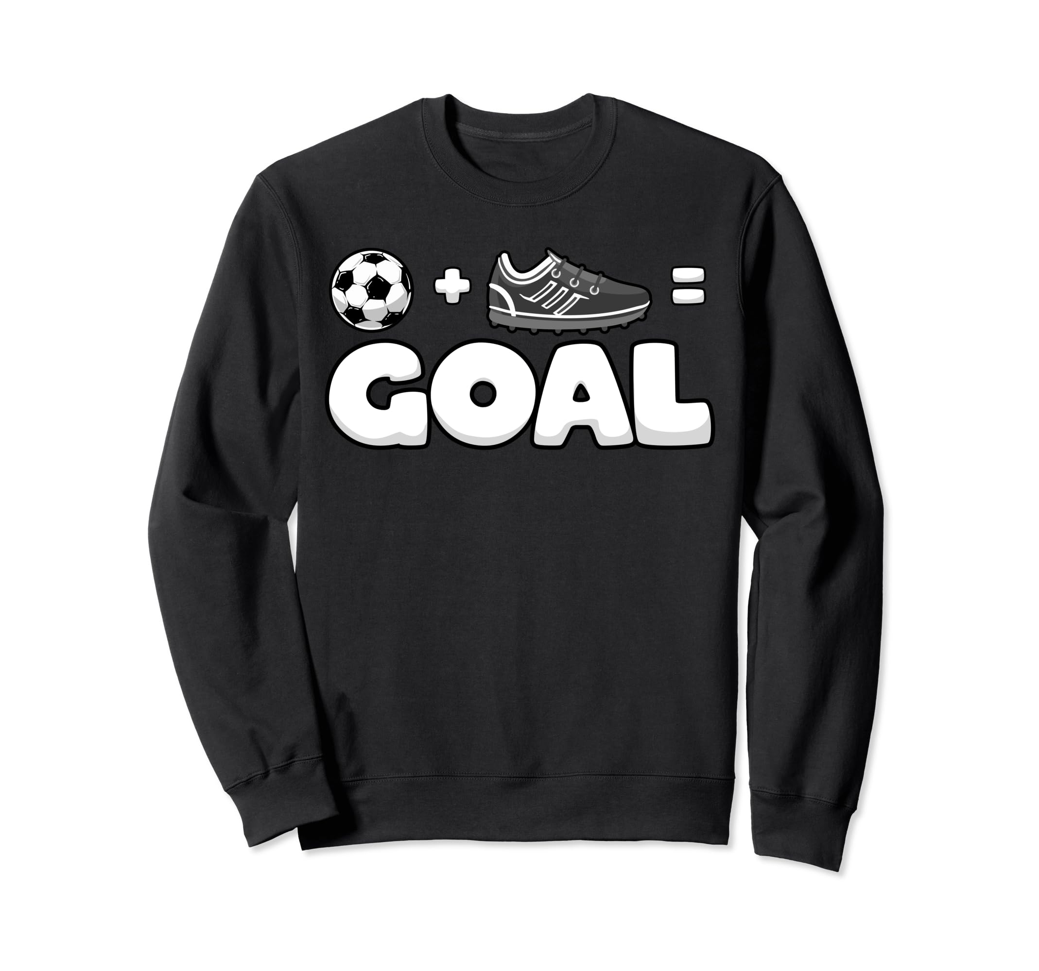 Funny Soccer Player Math Goal Sweatshirt - Casual Everyday Wear Men Women - T-Shirt, Sweatshirt, Hoodie