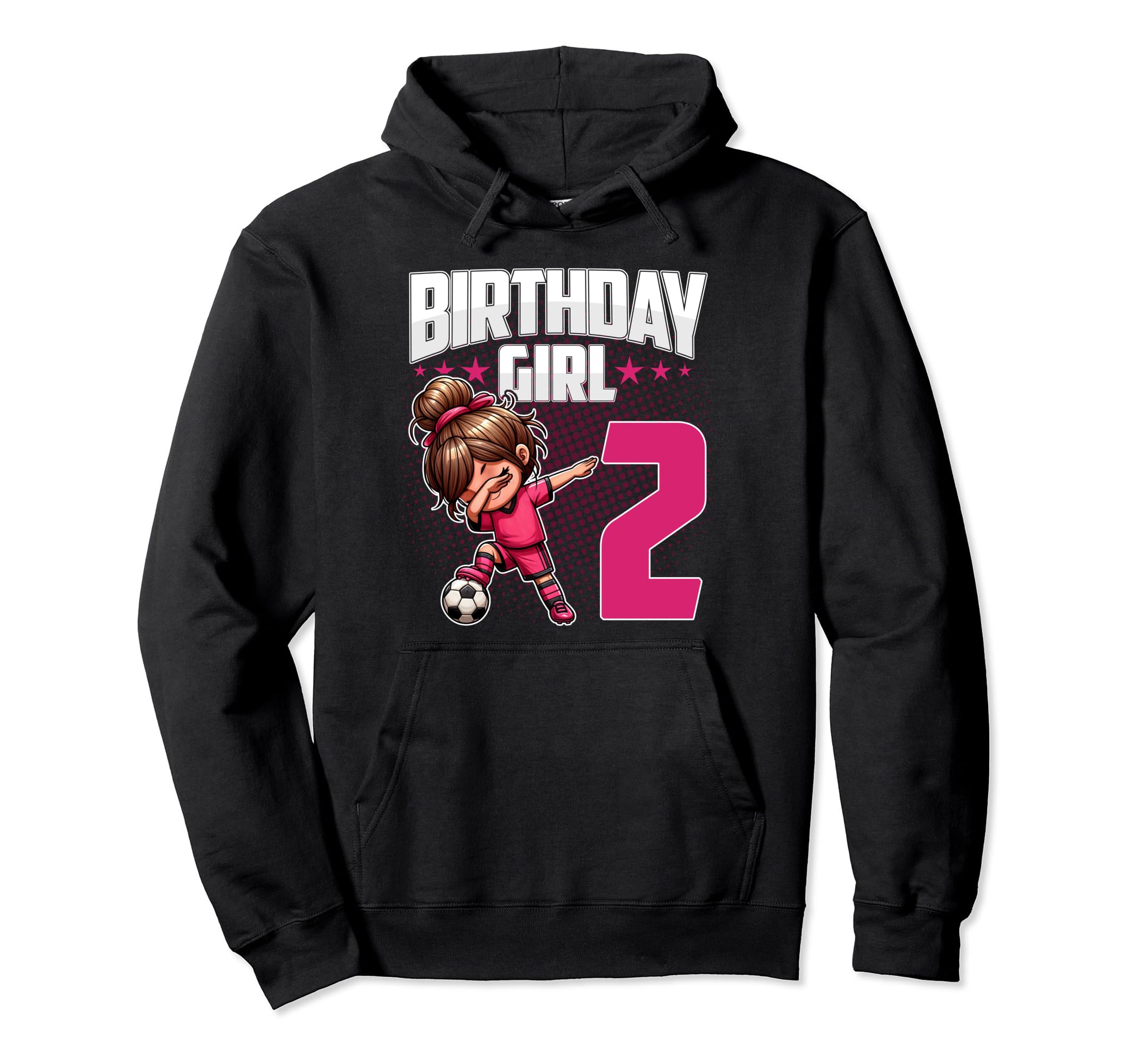 2Nd Birthday Soccer Dabbing 2 Years Hoodie - Novelty Apparel for Adults - T-Shirt, Sweatshirt, Hoodie