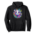 Smiling Soccer Ball Flowers Sports Hoodie - Aesthetic Graphic for Adults - T-Shirt, Sweatshirt, Hoodie