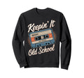 Old School Hip Hop 80S 90S Cassette Sweatshirt - Novelty Apparel Men Women - T-Shirt, Sweatshirt, Hoodie