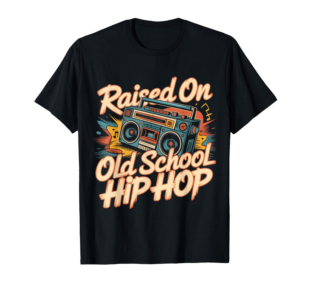 Raised Old School Hip Hop Graffiti Rap T-Shirt - Streetwear Style Unisex - T-Shirt, Sweatshirt, Hoodie