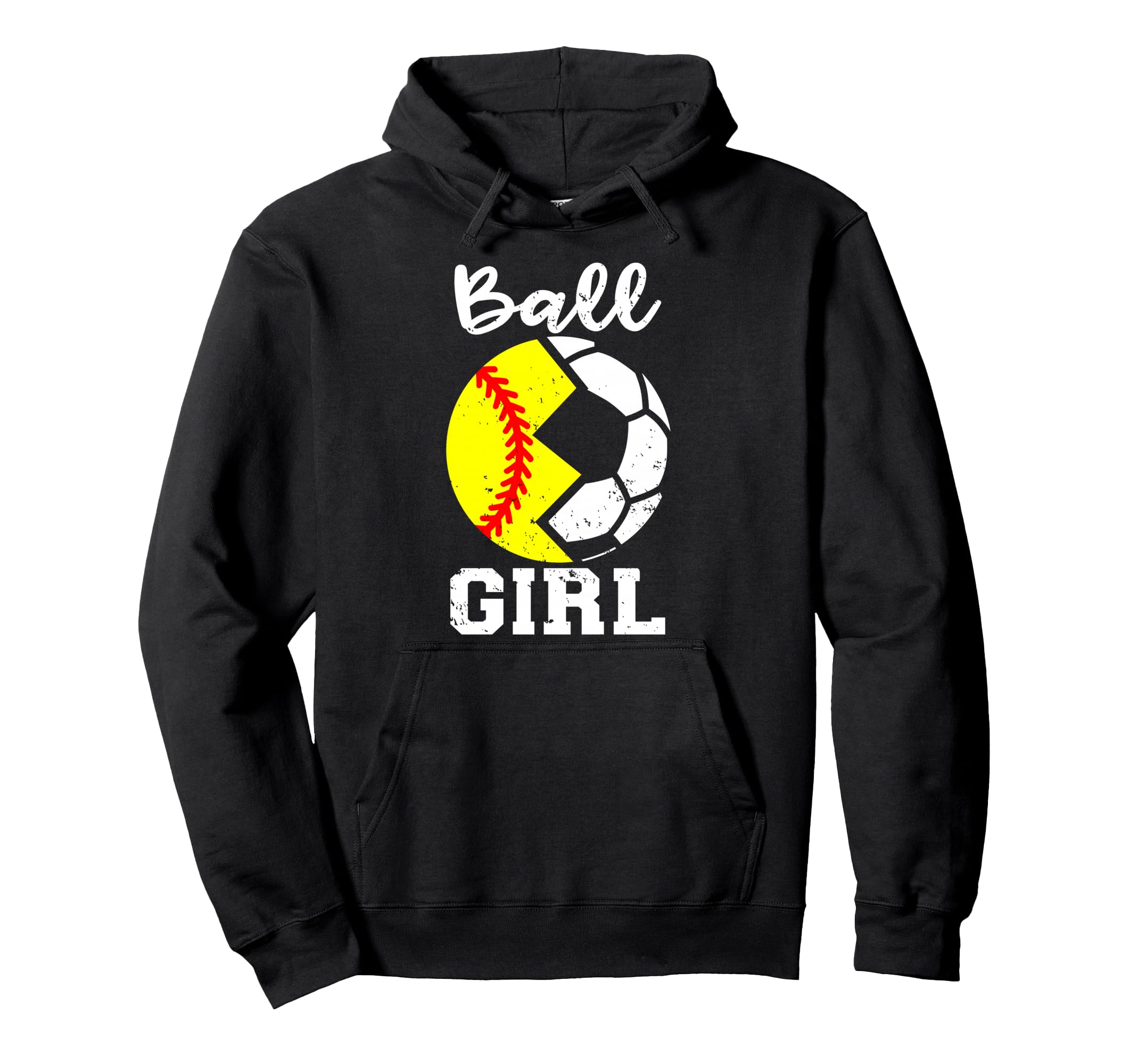 Ball Funny Softball Soccer Gameday Hoodie - Custom Art Print Unisex - T-Shirt, Sweatshirt, Hoodie