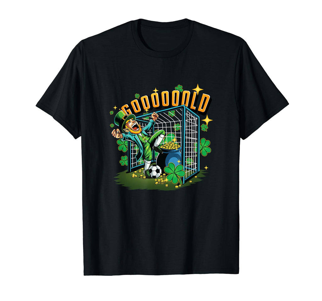 St Patricks Day Soccer Goal Cheering T-Shirt - Streetwear Style Men Women - T-Shirt, Sweatshirt, Hoodie