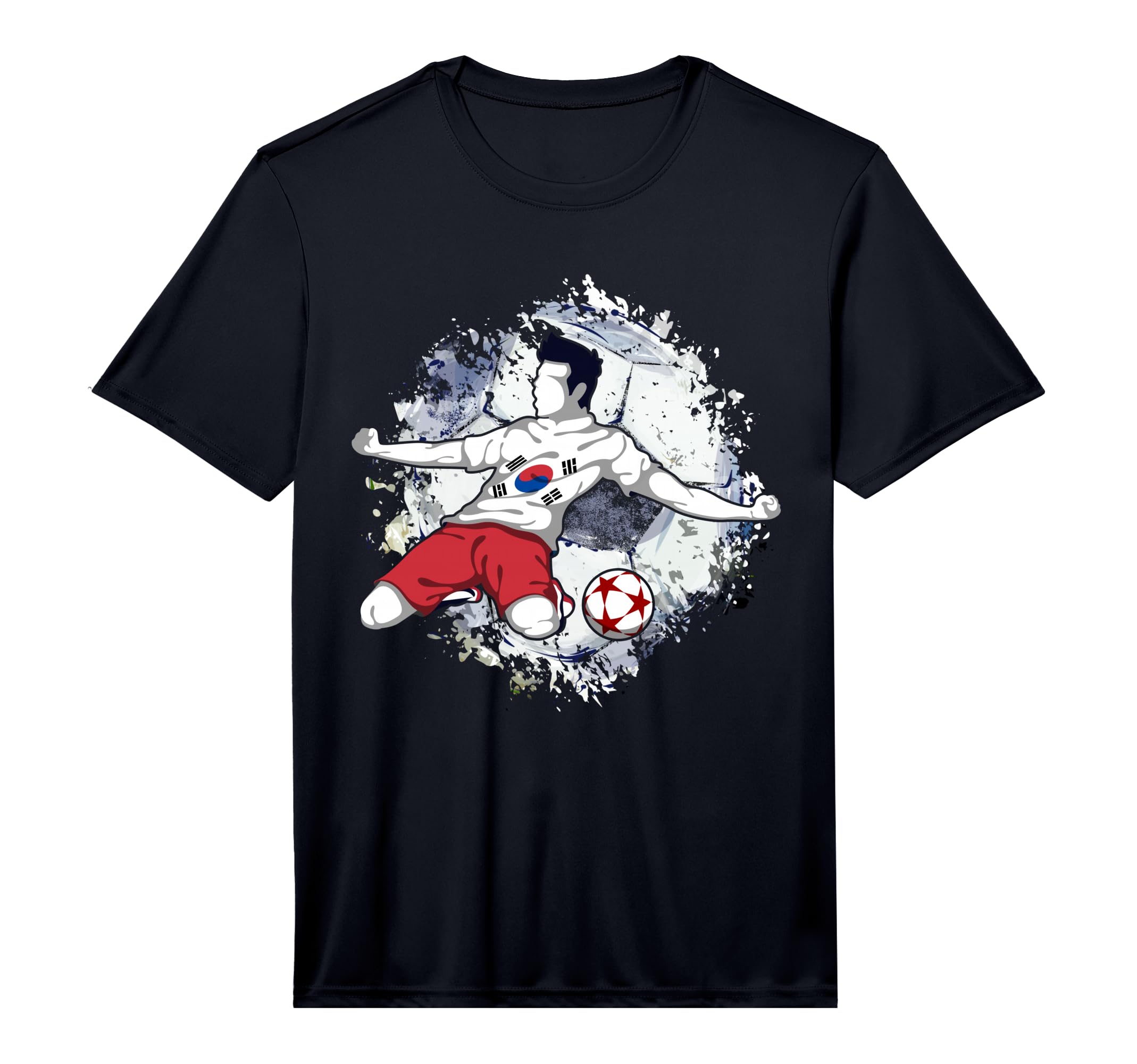 South Korea Soccer Korean National Flag T-Shirt - Graphic Print for Adults - T-Shirt, Sweatshirt, Hoodie