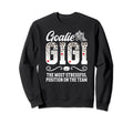 Ice Hockey Goalie Gigi Funny Ice Sweatshirt - Minimalist Print Men Women - T-Shirt, Sweatshirt, Hoodie