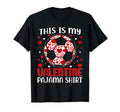 This Is My Valentine Soccer Pajama T-Shirt - Graphic Print Men Women - T-Shirt, Sweatshirt, Hoodie