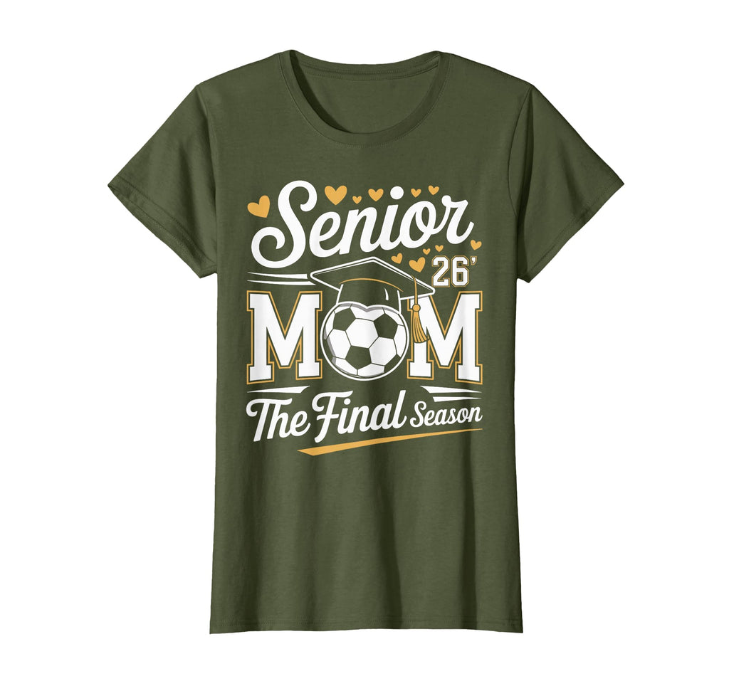 Senior Soccer Mom Class 2026 T-Shirt - Unique Graphic for Adults - T-Shirt, Sweatshirt, Hoodie