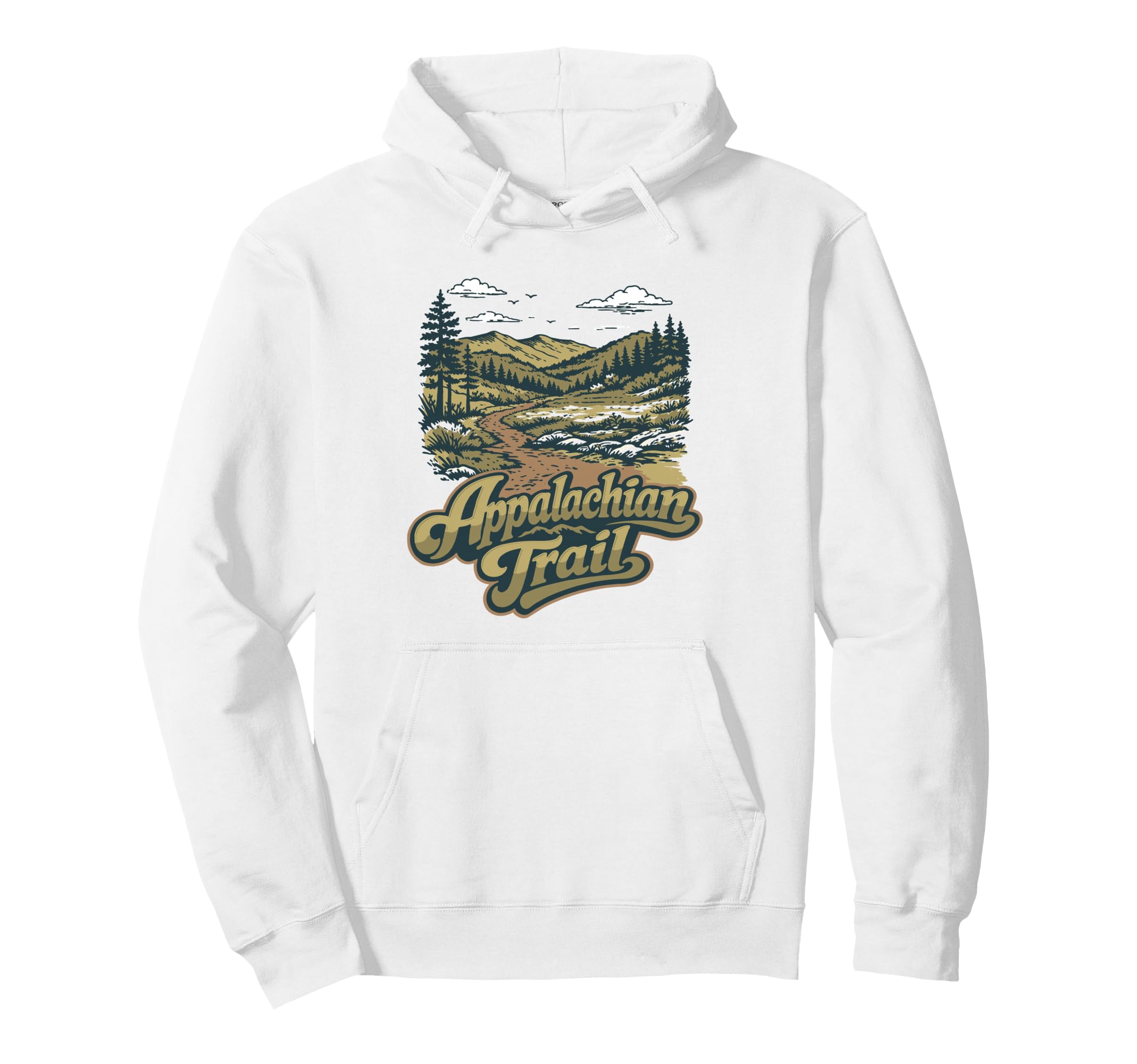 Appalachian Trail 80S National Park Hoodie - Custom Art Print for Adults - T-Shirt, Sweatshirt, Hoodie