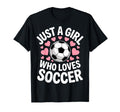 Just Who Loves Soccer Football Player T-Shirt - Custom Art Print Unisex - T-Shirt, Sweatshirt, Hoodie
