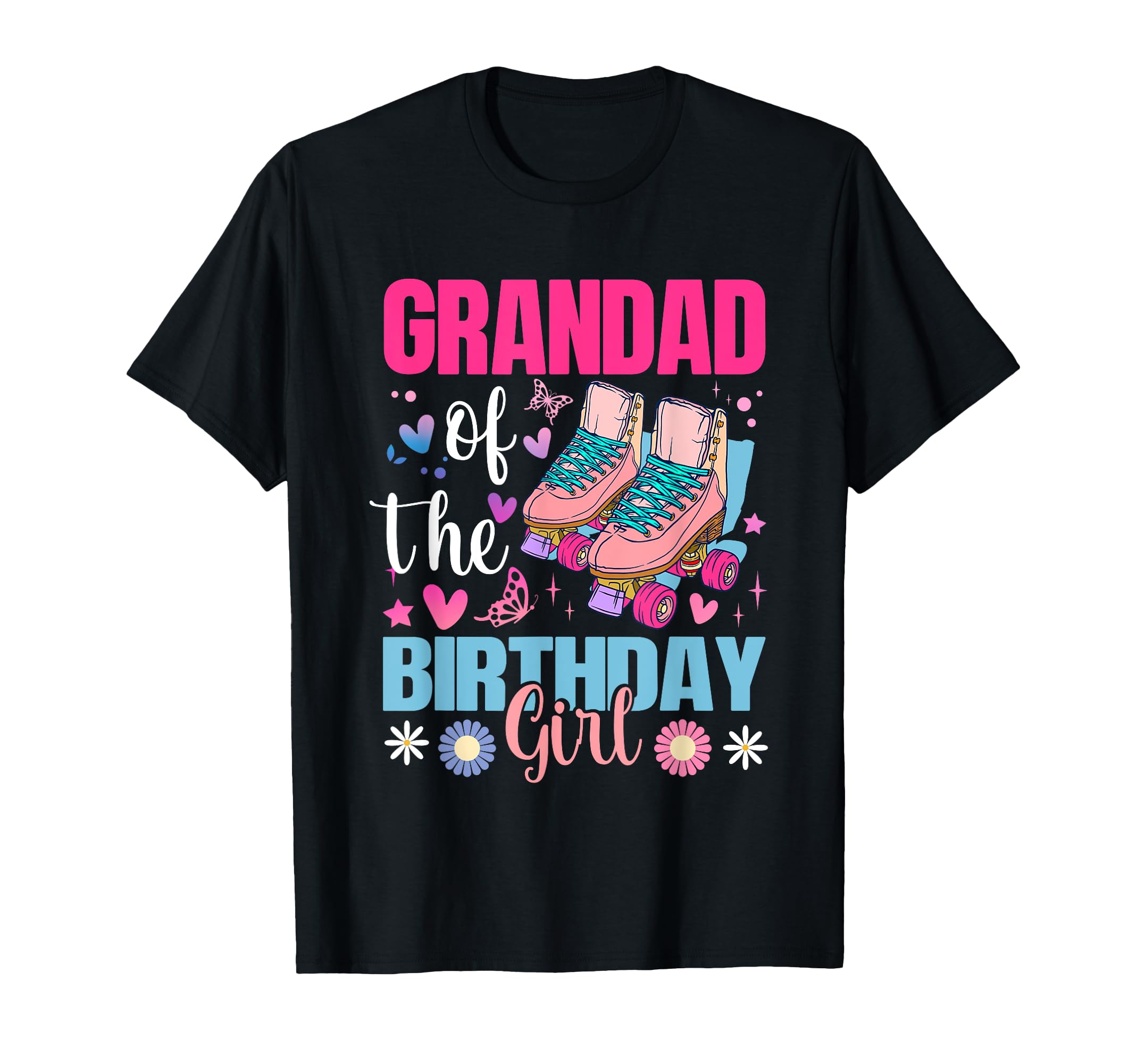Grandad Birthday Rolling Skate Bday T-Shirt - Custom Art Print for Adults - T-Shirt, Sweatshirt, Hoodie