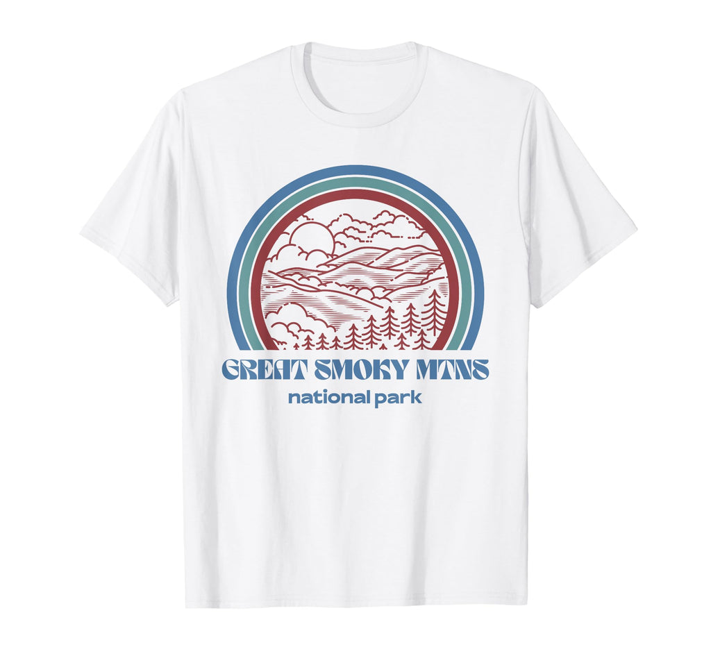 Great Smoky Mountains National Park T-Shirt - Custom Art Print Unisex - T-Shirt, Sweatshirt, Hoodie