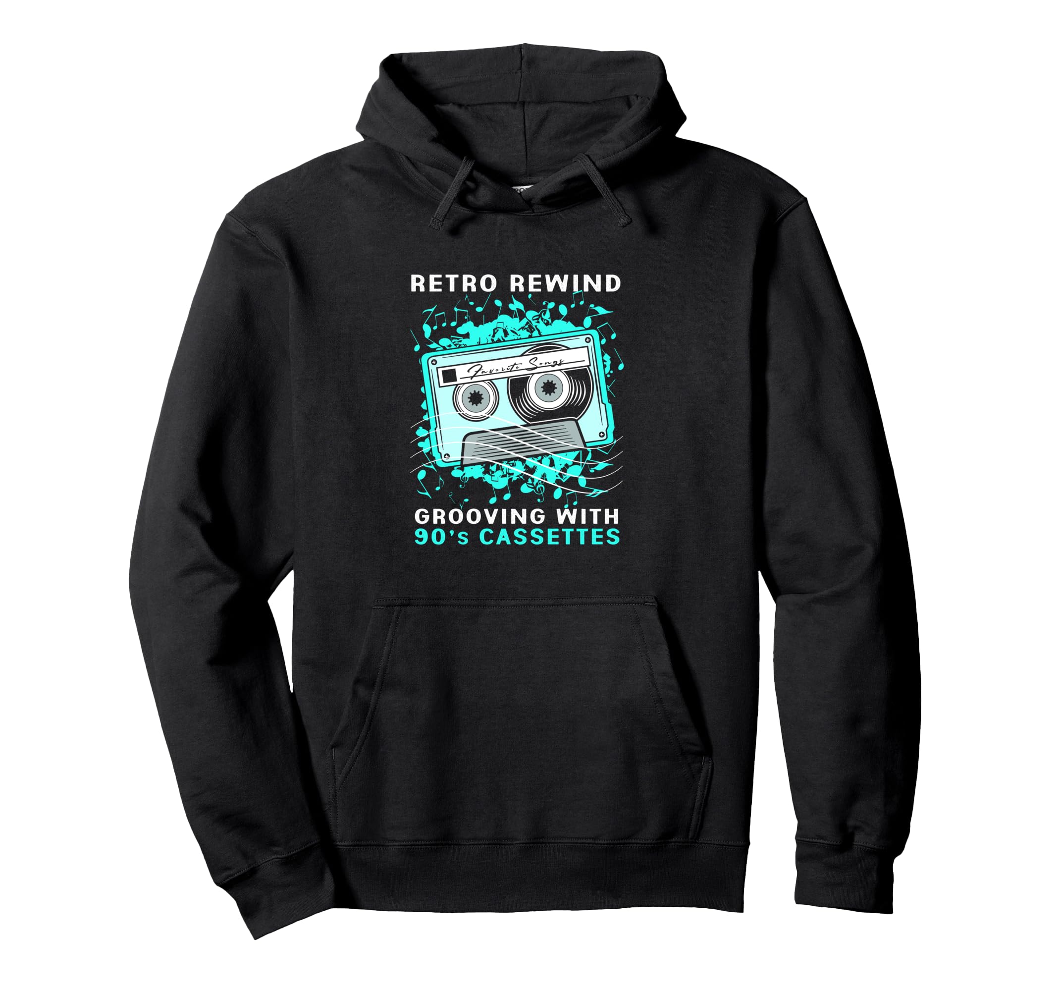 Rewind Grooving 90S Cassettes Funny 90S Hoodie - Graphic Print for Adults - T-Shirt, Sweatshirt, Hoodie