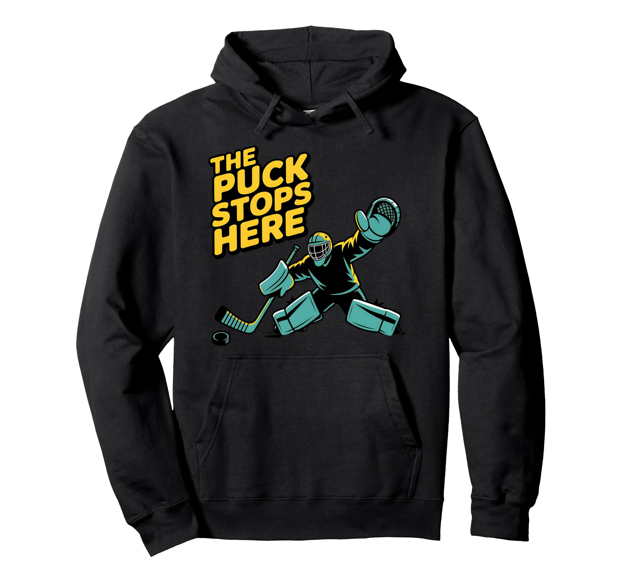 Hockey Player Puck Penalty Box Hockey Hoodie - Fun Novelty Design Unisex - T-Shirt, Sweatshirt, Hoodie