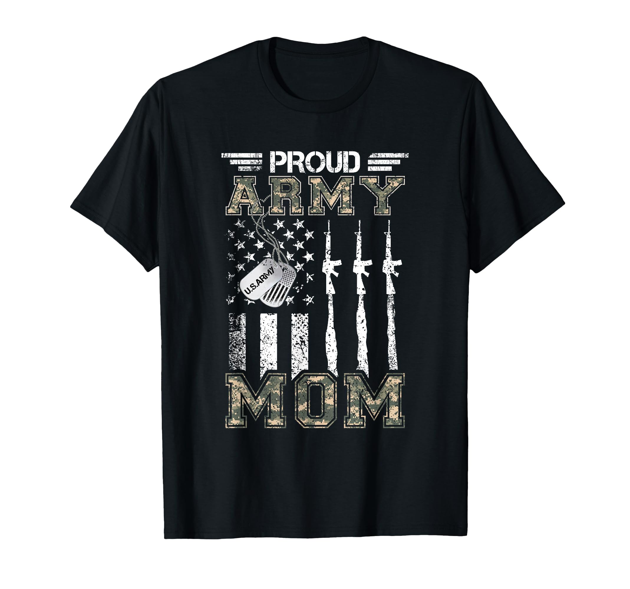 Proud Army Mom Us Army Mom Gifts Army T-Shirt - Graphic Print for Adults - T-Shirt, Sweatshirt, Hoodie